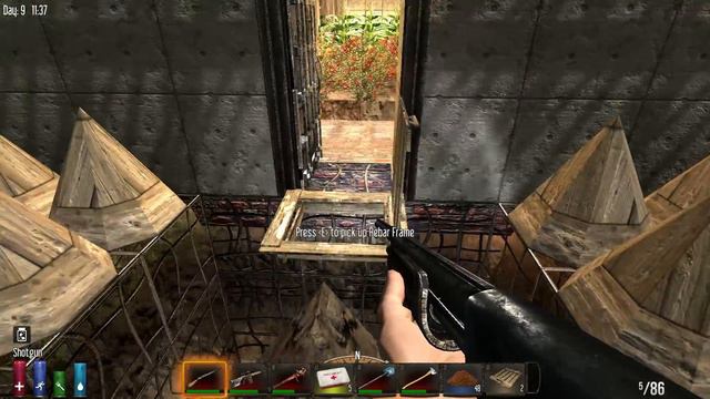 7 Days to Die Alpha 10.4 Gameplay / Let's Play (S-10) -E31- "Spike Trap" смотреть онлайн