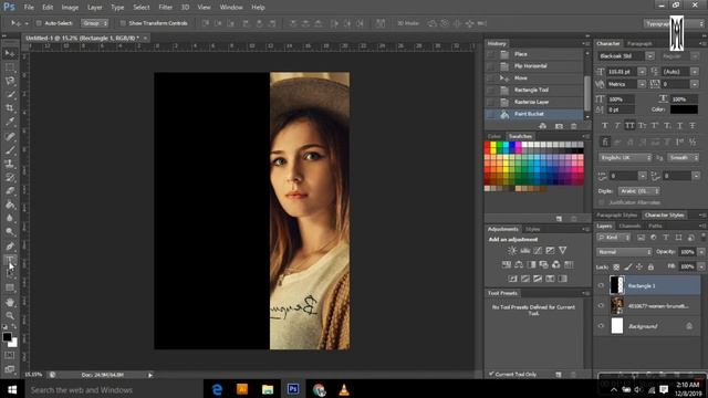 photoshop tutorial how to make a powerful text portrait poster photoshop tutorial |Text Portrait смотреть онлайн