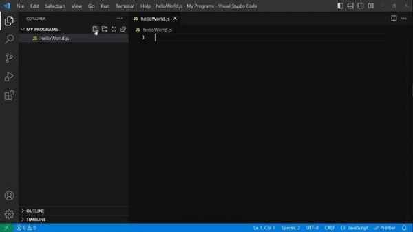 Как написать ПЕРВУЮ ПРОГРАММУ на JAVASCRIPT с нуля?