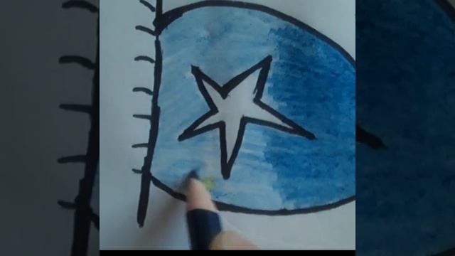 Глаз Аквы из аниме звёздное дитя смотреть онлайн