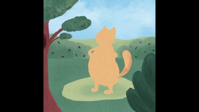 Таймлапс рисования иллюстрации с котом на Ipad в Procreate смотреть онлайн
