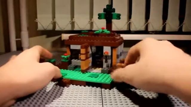 обзор LEGO Minecraft 21115 (первая ночь)