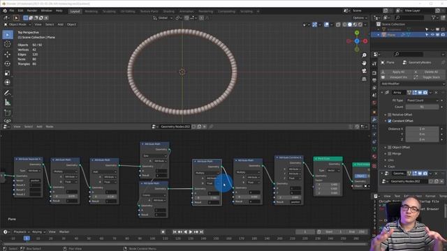 Array Modifier GOOD! | Geometry Nodes Blender 3D Free Tutorial смотреть онлайн