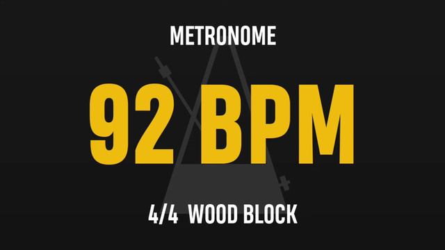 92 BPM 4/4 - Best Metronome (Sound : Wood block) смотреть онлайн