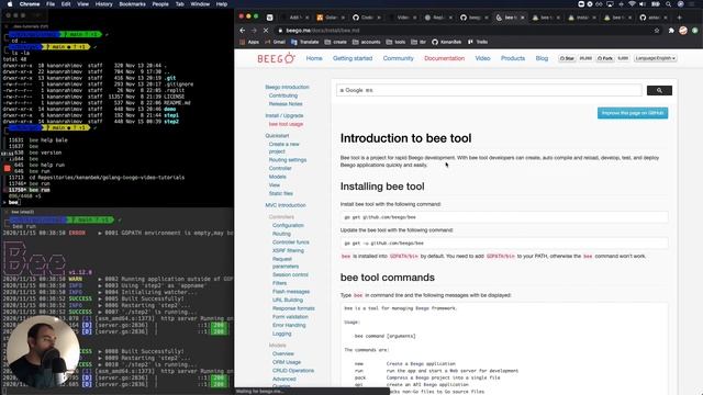 Build an app with Go Beego: Controller & Router (Part 1) смотреть онлайн