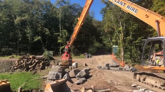 CASE 210 long reach excavator смотреть онлайн