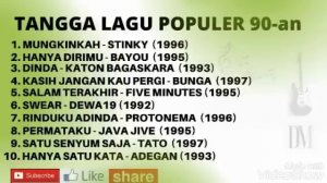 TANGGA LAGU POP TERPOPULER MUSIK INDONESIA '90-AN