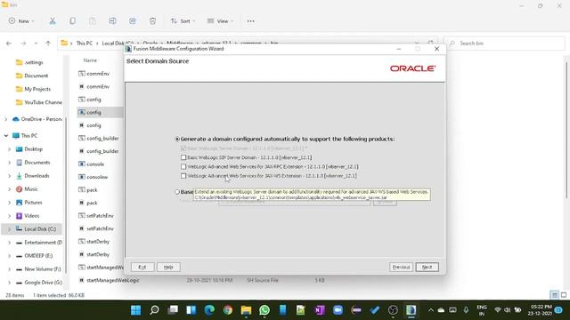 How to create weblogic domain in Oracle 12c смотреть онлайн