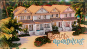 Квартиры на пляже🌴 | Симс 4: Строительство | The Sims 4