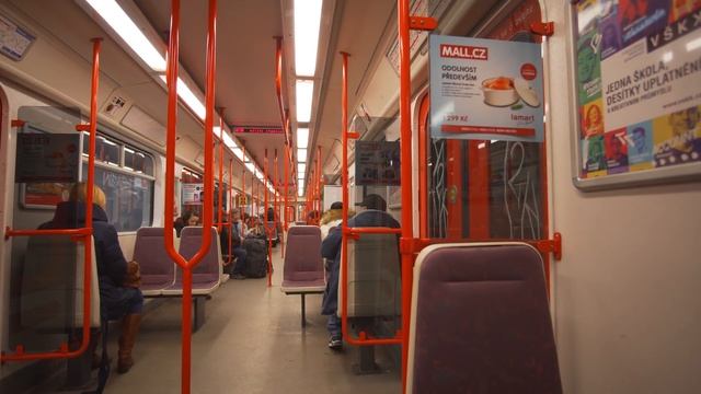 Czech Republic, Prague, Metro Ride From Nemocnice Motol To Petřiny