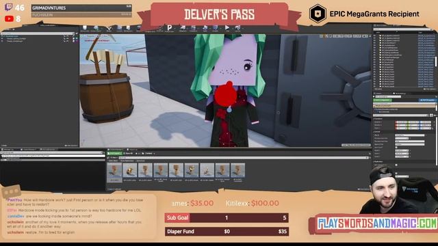 HARDCORE MODE - Swords 'n Magic and Stuff | Game Dev | !steam смотреть онлайн