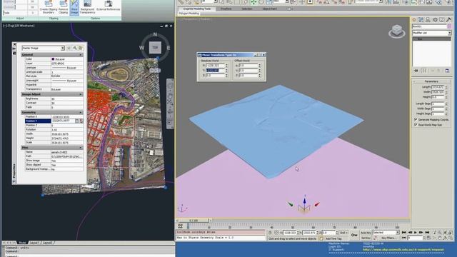 AutoCAD raster into 3dsMax смотреть онлайн