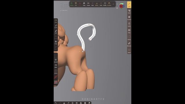 Sculpting Yaazhi in Nomad Sculpt | Sculpting Process | Ipad Pro смотреть онлайн