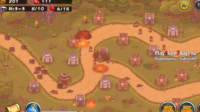 Horde Defense, на Android # Карта 3-3 прохождение смотреть онлайн