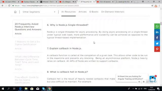 What is Node.js? Where can you use it? Node.js Questions and Answers смотреть онлайн