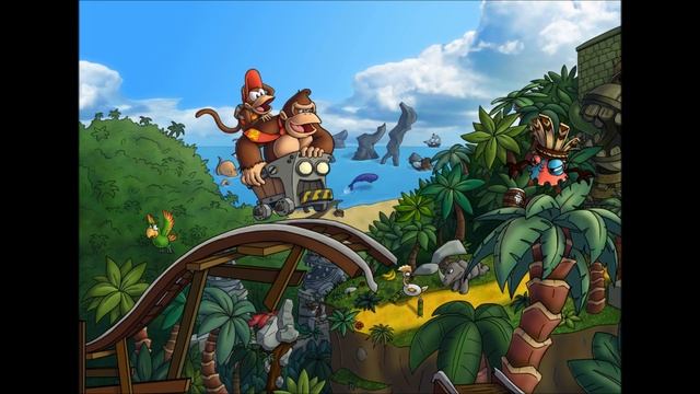 Donkey Kong Country Returns - Mine Cart Madness