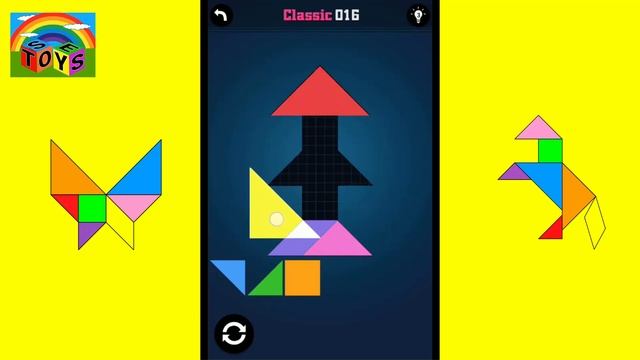 Math Games : Tangram Puzzle Game play for smart kids | Setoys смотреть онлайн