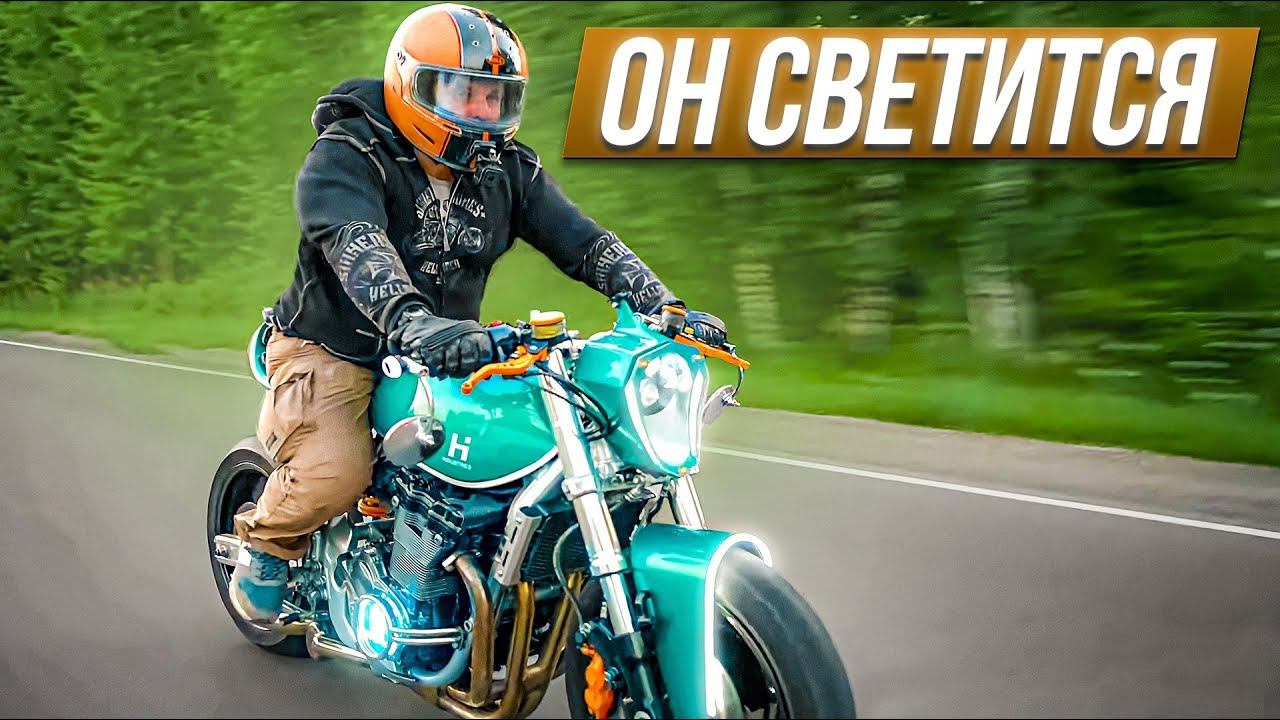 КАФЕРЕЙСЕР из Suzuki GSX 1200 Inazuma (Сузуки кафефайтер) #МОТОЗОНА №123 смотреть онлайн