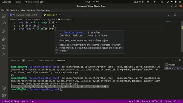 #27 Lambda Function In python смотреть онлайн