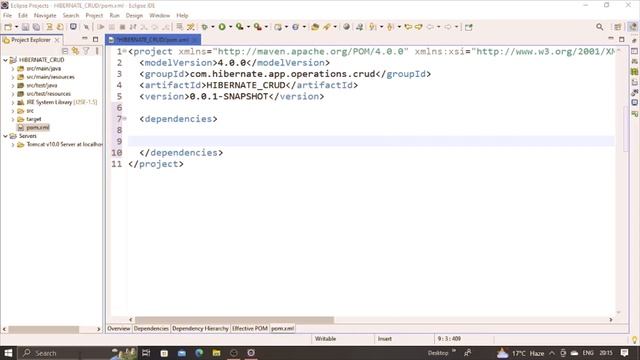 HIBERNATE CRUD (PART 1)- CREATING MAVEN PROJECT AND DEPENDENCIES смотреть онлайн