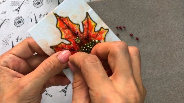 МК БРОШЬ.Күзгі жапыраққа мастер класс.#творчество мкброшь#мклистик#хобби#tutorial#tutorial#brooch # смотреть онлайн