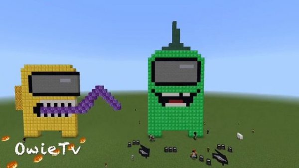 COUNTING BY 40s NUMBERBLOCKS MINECRAFT AMONG US SONG | LEARN TO COUNT | COUNTING SONG FOR KIDS