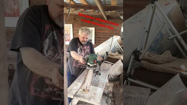 Фрезеровка анкерного канала в грифе безголового баса #guitars #гитара #bass #бас #guitar #гитары смотреть онлайн