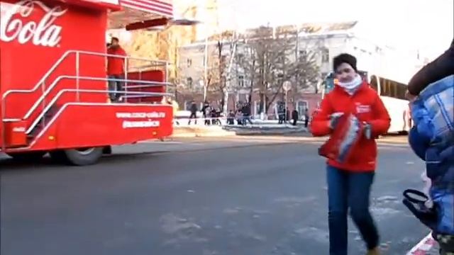На эстафете олимпийского огня в Йошкар-Оле. смотреть онлайн