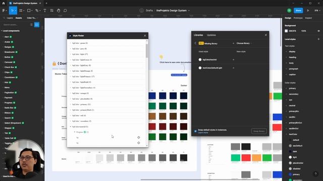 Figma101 - How to solve missing (color) libraries in figma смотреть онлайн