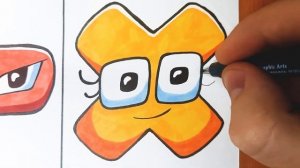 Drawing Math Lore (Plus-Parenthesis) / How to draw Alphabet Lore MEMES