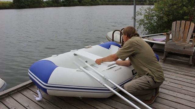 Brine Marine Inflatable Boat Roll Up Dinghy 8 feet смотреть онлайн