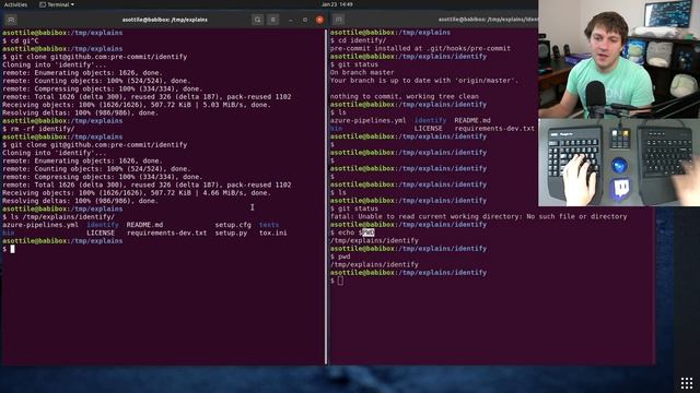 why did I run `cd $PWD` ??? (beginner - intermediate) anthony explains #395 смотреть онлайн