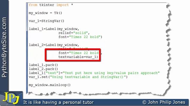 The Python tkinter StringVar set() method смотреть онлайн