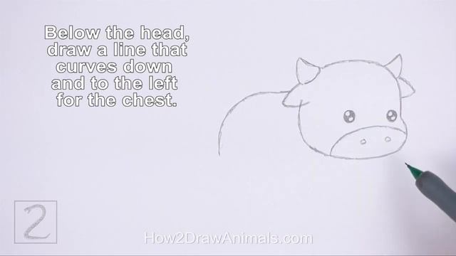 How to Draw a Cow (Cartoon) смотреть онлайн