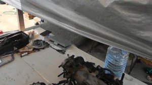 ремонт двигателя ДЕУ Эсперо пробило прокладку гбц дома своими руками часть 1