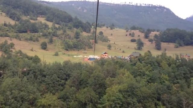 Переправка через каньон реки "Тара" на тарзанке смотреть онлайн