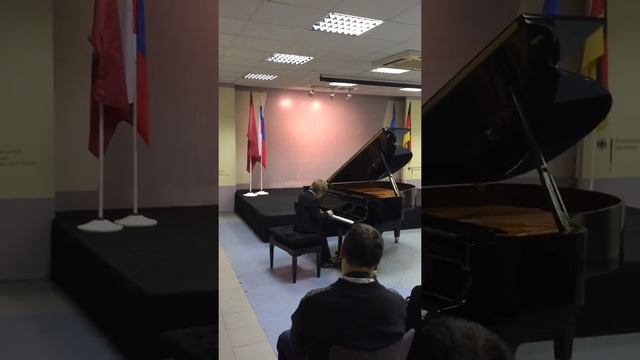 Семёнов Глеб 8 лет, И.С.Бах Двухголосная инвенция фа мажор