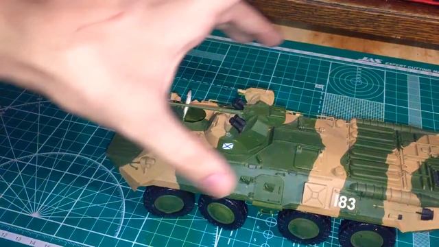 Сборка БТР-80А от Звезды 1/35 Финал