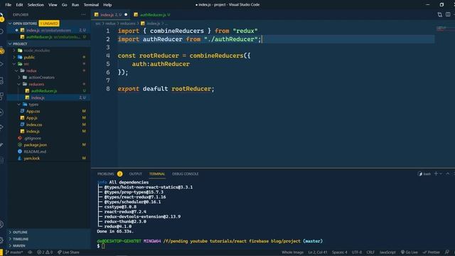 #1 Project Setup | React + Redux Firebase Simple Blog смотреть онлайн
