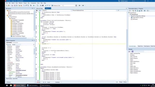 Генератор файлов на Delphi смотреть онлайн