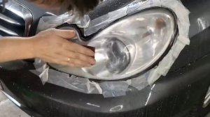 Полировка фар Sonata EF
