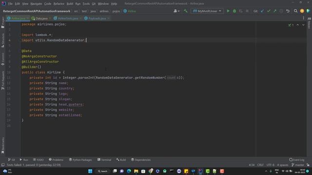 #20. |Rest Assured Framework| POJO Class With Default Values| @Builder| toBuilder | #restassured смотреть онлайн