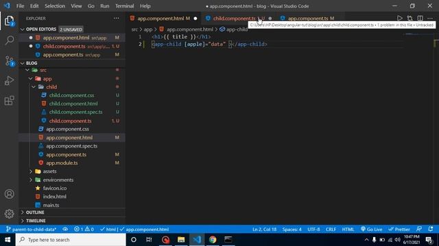 Angular 12 tutorial #26 Pass Data child to component смотреть онлайн