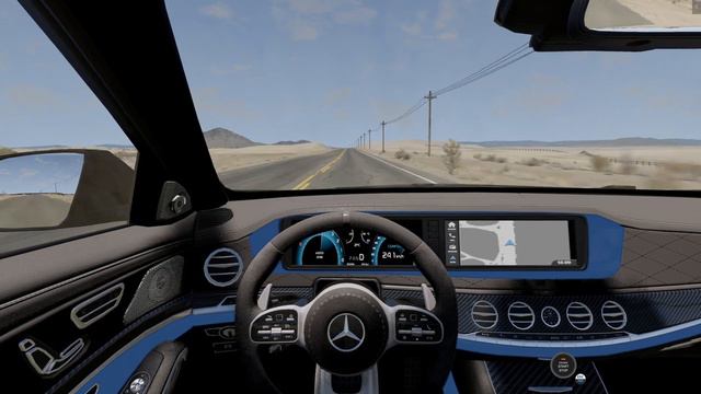 BeamNG.drive - Mercedes-Benz S-Class Brabus 900 (W222) 2017 - Car Show Test Drive Crash . смотреть онлайн