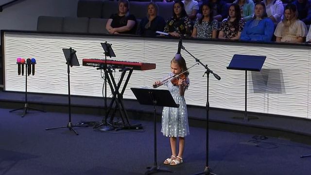 Amazing Grace Игра на скрипке - Элиана