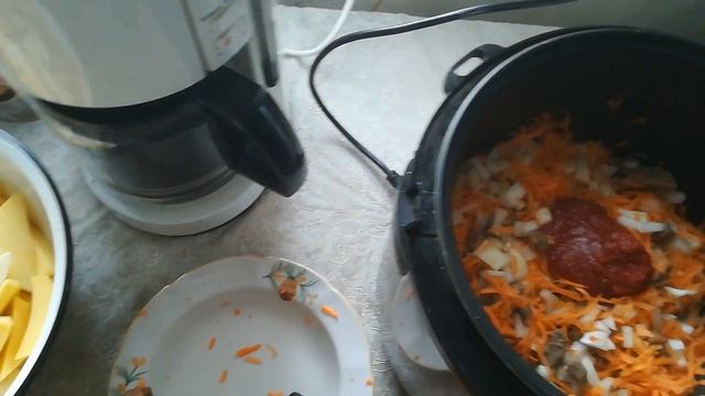 Жаркое с мясом и картошкой в мультиварке - это элементарно и очень вкусно смотреть онлайн
