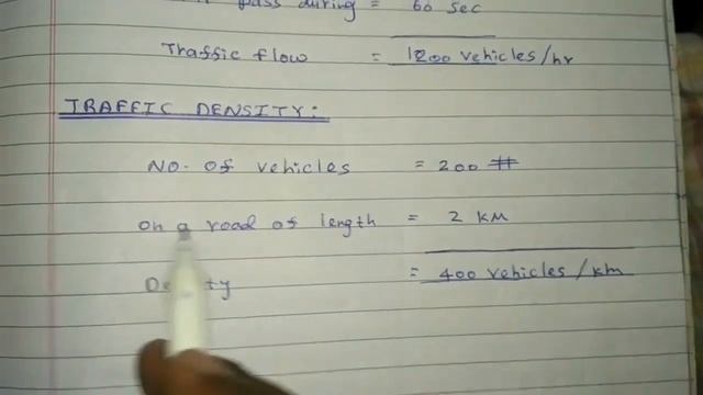 Calculation of traffic flow and traffic density смотреть онлайн