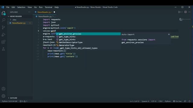 Make a News Reader Bot with Python || API Tutorial || Part - 2|| In Hindi смотреть онлайн