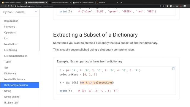 Python Dictionary and Set смотреть онлайн