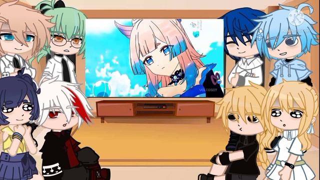 ?Genshin Impact Modern AU React To Original?[RUS/ENG]?[1/?]?